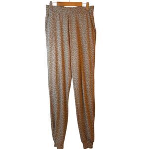 beachlunchlounge Leopard Print causal comfort pants Size XS